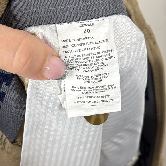 PGA Tour Men's Classic Flat Front Khaki Golf Shorts in Size 40 - Picture 6 of 6